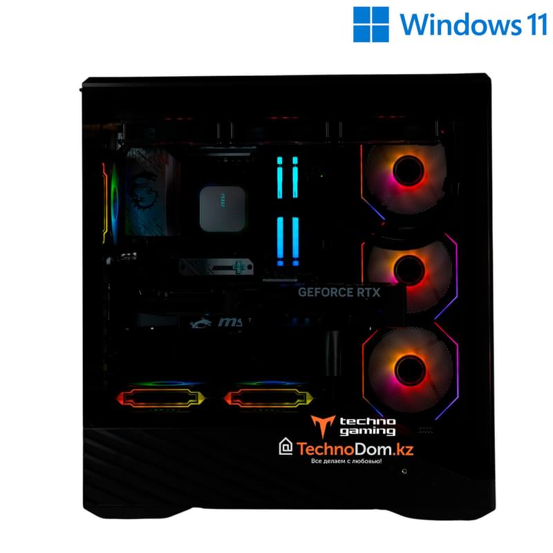 Игровой компьютер TechnoGaming 282(AR7-7700/RTX5070 12GB/D5 32GB/SSD 2TB/B650M Gaming Plus/V100 BK) + Win11 - фото #1, Technodom.kz