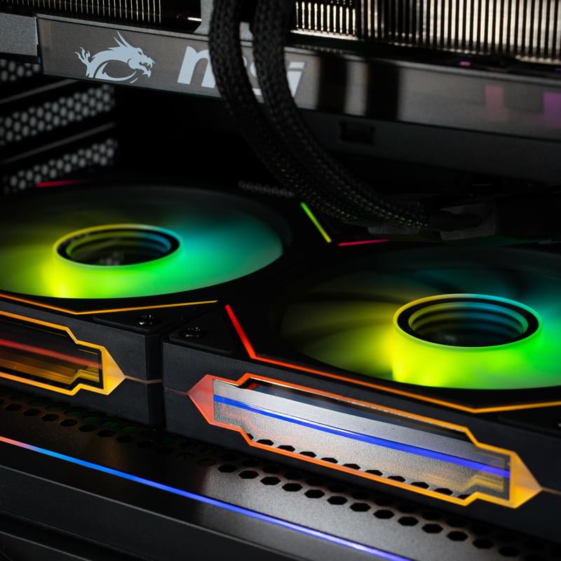 Игровой компьютер TechnoGaming 282(AR7-7700/RTX5070 12GB/D5 32GB/SSD 2TB/B650M Gaming Plus/V100 BK) + Win11 - фото #8, Technodom.kz
