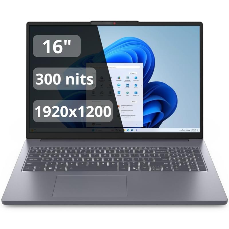 Ноутбук Lenovo IdeaPad Slim 3 16ARP10 Ryzen 5 7533HS / 16ГБ / 512SSD / 16 / Win 11 / (83K8000GRK) - фото #0, Technodom.kz