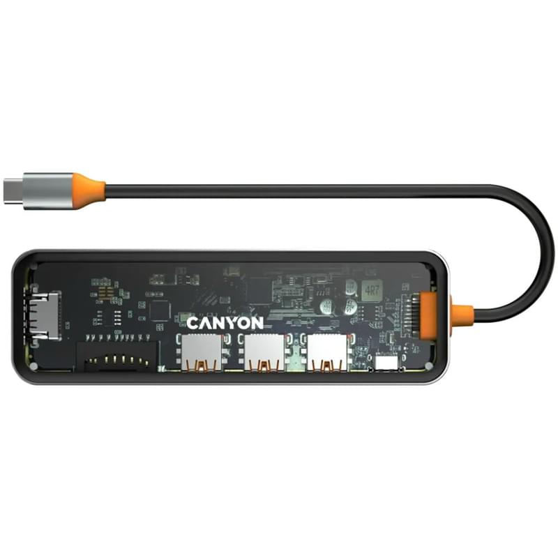 Мульти-портты адаптер CANYON 7in1 (DS-13) - фото #4, Technodom.kz