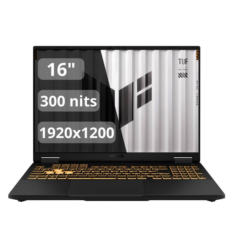 Игровой ноутбук 16'' Asus TUF Gaming F16 (Ci7 14650HX-16-512-RTX5060 8-D)(FX608JMR-RV118) - фото #0, Technodom.kz
