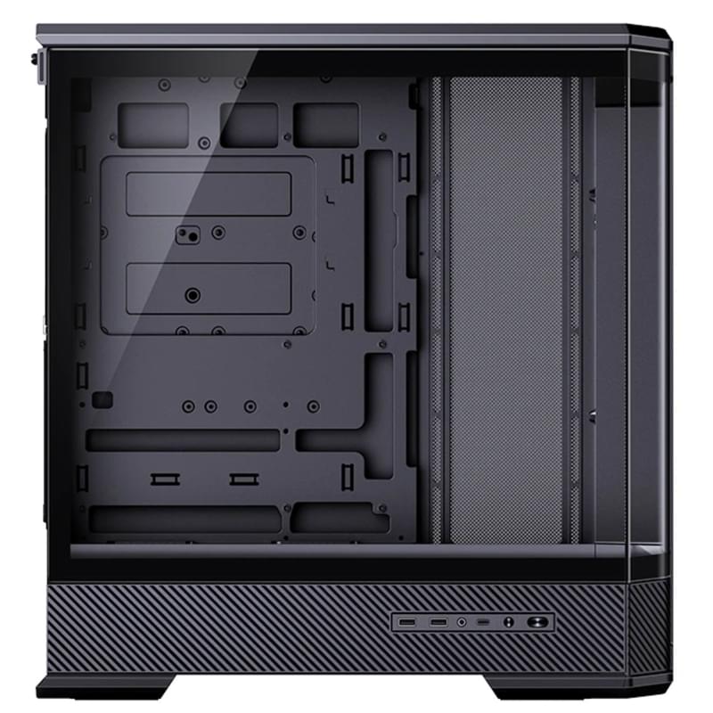 Кейс Jonsbo D400 MidTower, window, Black mATX [D400 Black] - фото #5, Technodom.kz