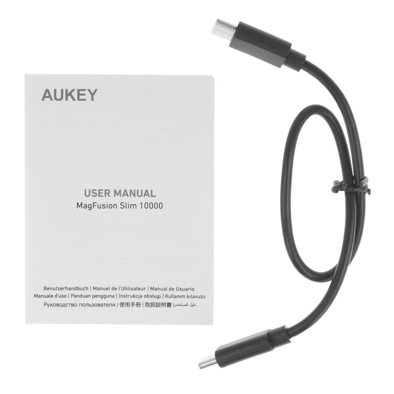Aukey 10000 мАч 20 Вт  сұр сыртқы аккумуляторы (PB-MS04) - фото #5, Technodom.kz