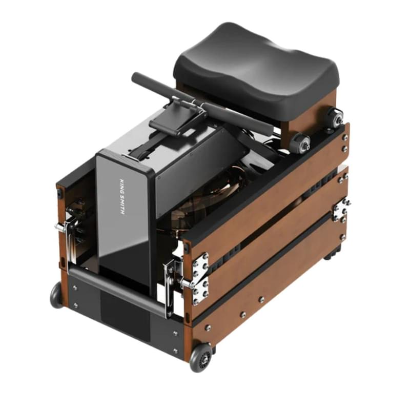 Складной гребной тренажер King Smith Rowing Machine Pro (RMWM10F-WALNUT) - фото #5, Technodom.kz