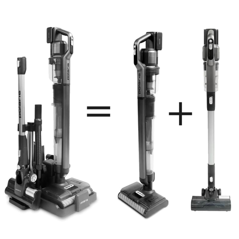 Вертикальный пылесос Polaris PVCW 8090 Серый - фото #1, Technodom.kz Вертикальный пылесос Polaris PVCW 8090 Серый - фото #1, Technodom.kz