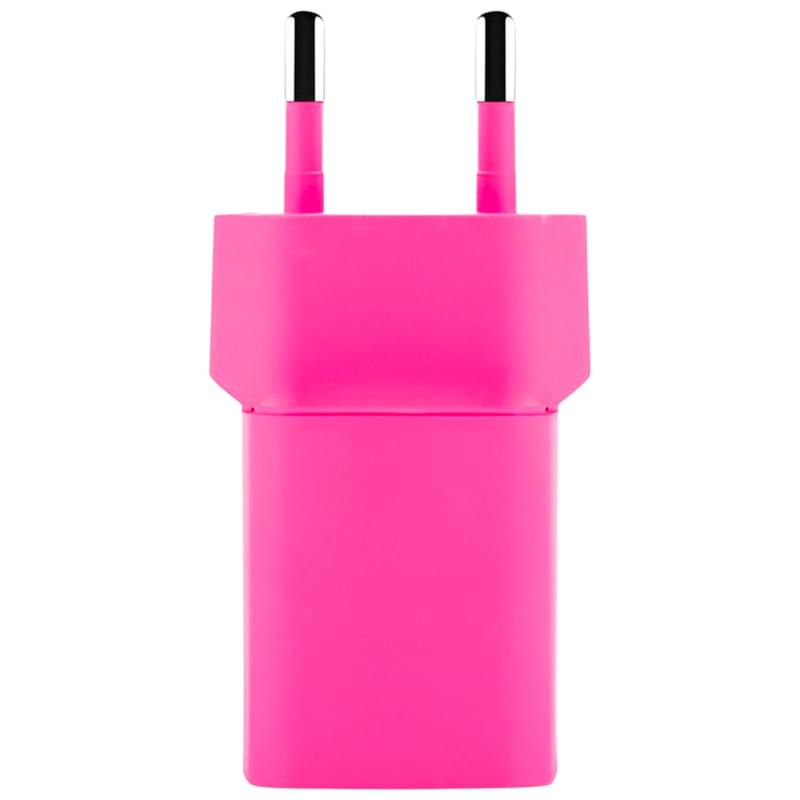 Адаптер и кабель ttec SmartCharger GAN 20W PD Travel Fast Charger + USB-C - USB-C 3A Cable 120cm,  Neon Pink - фото #4, Technodom.kz