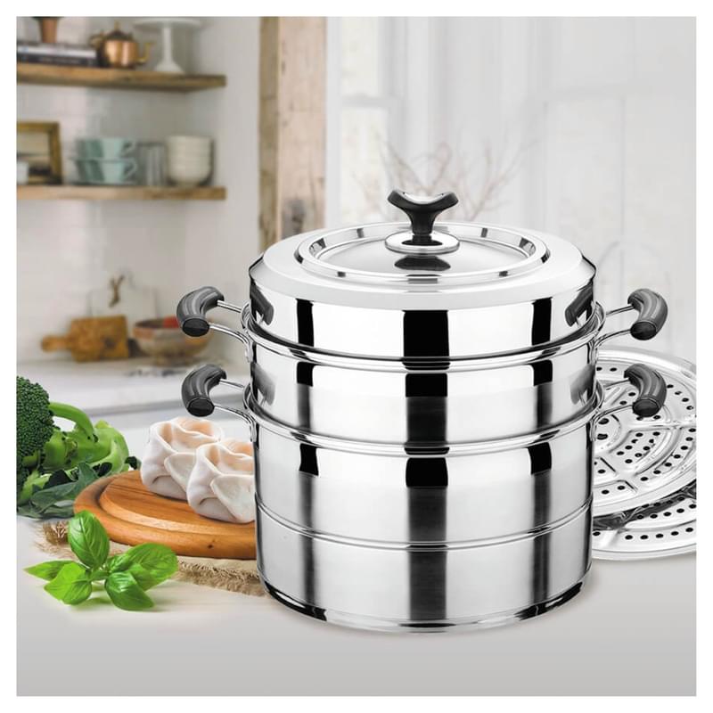 Мәнті пісіруге арналған ыдысы Maestro 28см (4 уровня) MR-2900-28 - фото #1, Technodom.kz