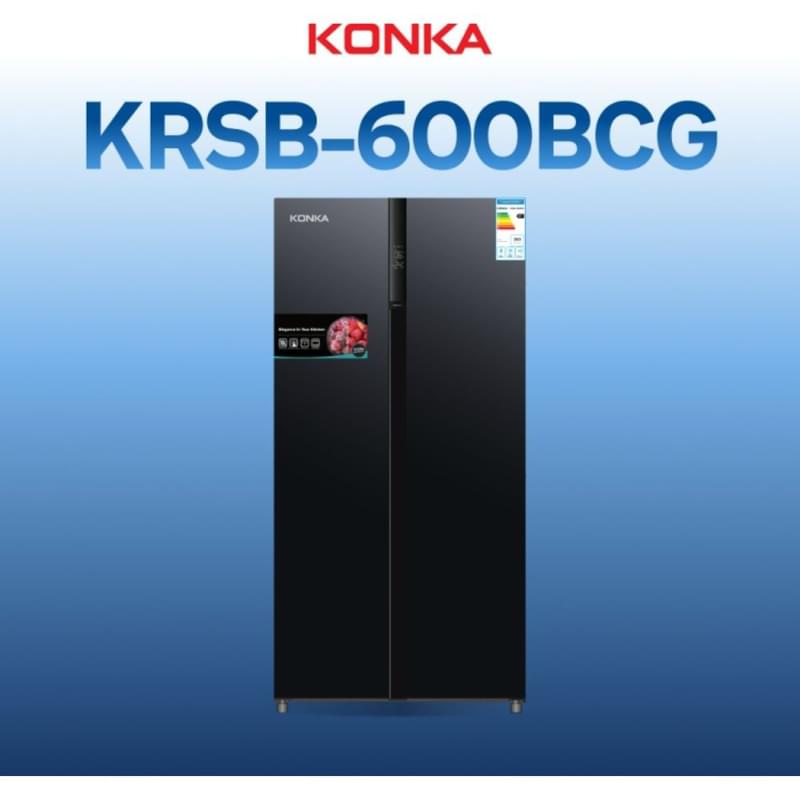 Konka KRSB-600BCG тоңазытқыш - фото #2, Technodom.kz Konka KRSB-600BCG тоңазытқыш - фото #2, Technodom.kz