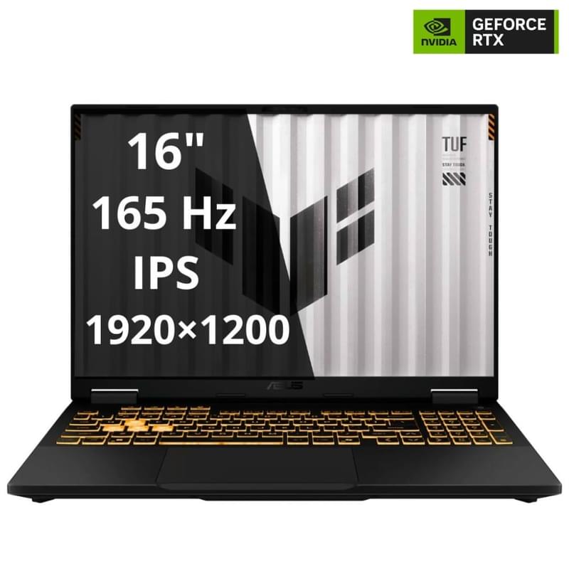 Игровой ноутбук 16'' Asus TUF Gaming F16 (Ci5 14450HX-16-512-RTX5050 8-D)(FX608JHR-RV143) - фото #0, Technodom.kz