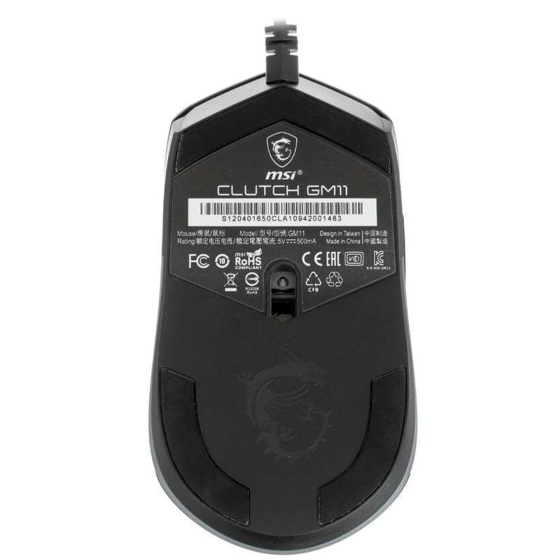 Мышь игровая проводная MSI Clutch GM11, Black - фото #5, Technodom.kz