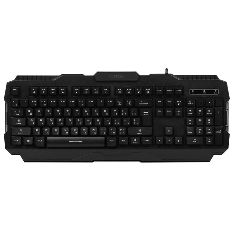 Игровая клавиатура проводная MSI FORGE GK100, Black - фото #2, Technodom.kz