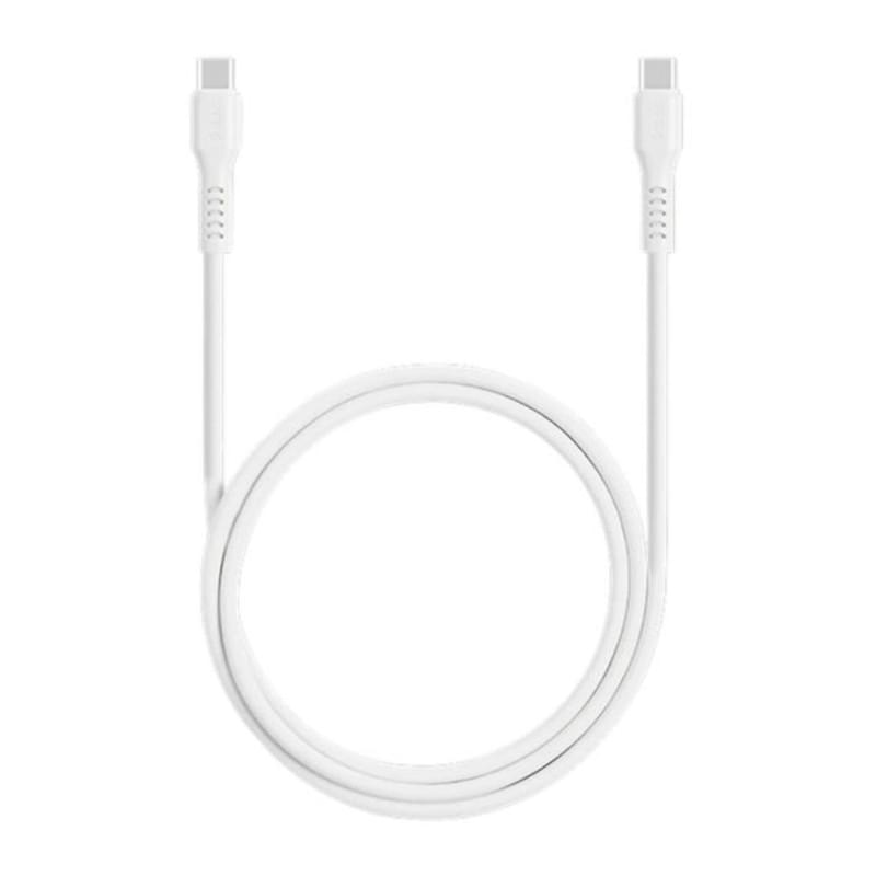 Кабель ttec USB-C - USB-C 60W PD/QC Fast Charging/Data Cable, 120cm, Белый (2DK59B) - фото #1, Technodom.kz