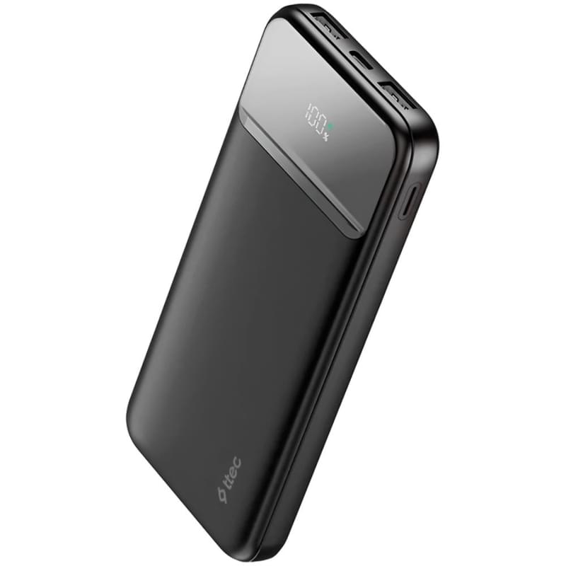 Внешний аккумулятор ttec ReCharger LCD 10.000mAh PD 20W, Black (2BB233S) - фото #0, Technodom.kz Внешний аккумулятор ttec ReCharger LCD 10.000mAh PD 20W, Black (2BB233S) - фото #0, Technodom.kz