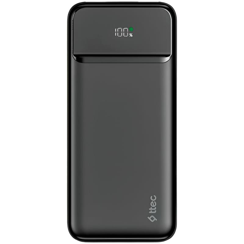 Внешний аккумулятор ttec ReCharger LCD 10.000mAh PD 20W, Black (2BB233S) - фото #1, Technodom.kz Внешний аккумулятор ttec ReCharger LCD 10.000mAh PD 20W, Black (2BB233S) - фото #1, Technodom.kz
