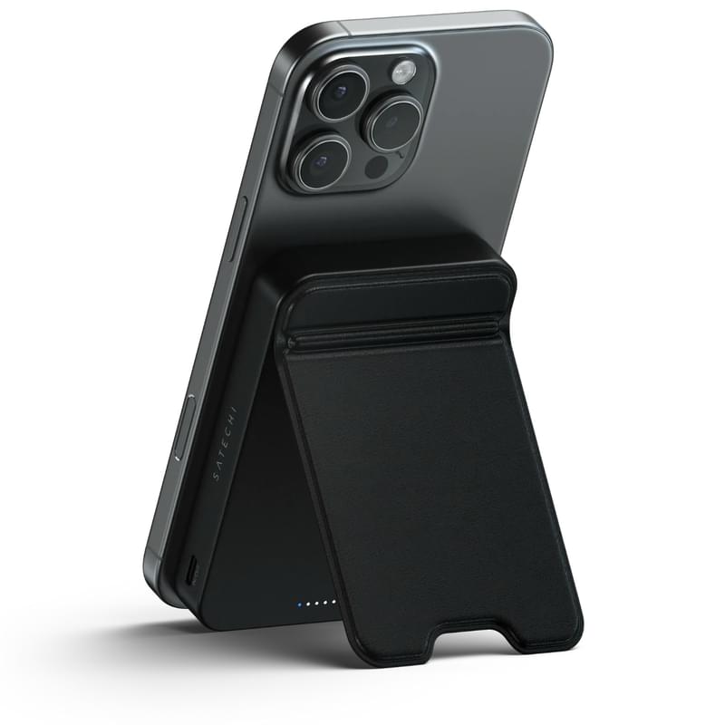 Магнитное зарядное устройство с подставкой Satechi Qi2 10000mAh, Черный (ST-B10Q2SK) - фото #3, Technodom.kz Магнитное зарядное устройство с подставкой Satechi Qi2 10000mAh, Черный (ST-B10Q2SK) - фото #3, Technodom.kz