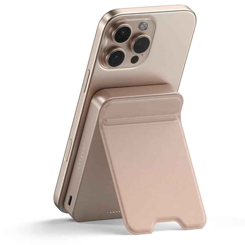 Тірегі бар магнитті зарядтау құрылғысы Satechi Qi2 10000mAh, Ашық қызғылт (ST-B10Q2SR) - фото #3, Technodom.kz Тірегі бар магнитті зарядтау құрылғысы Satechi Qi2 10000mAh, Ашық қызғылт (ST-B10Q2SR) - фото #3, Technodom.kz