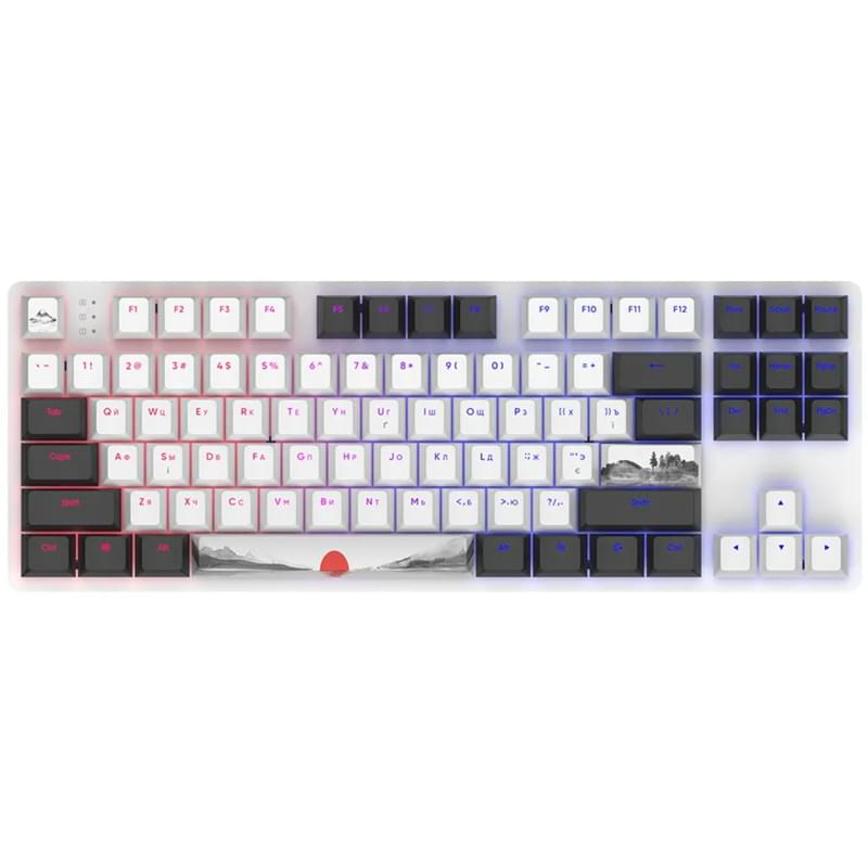 Игровая клавиатура проводная Dark Project One 87 Fuji, White (DPO87_GSH_Fuji_ANSI_UA) - фото #0, Technodom.kz