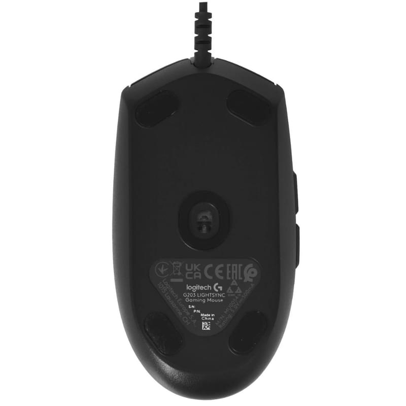 Игровая мышь Logitech G203 LIGHTSYNC, черный - фото #6, Technodom.kz