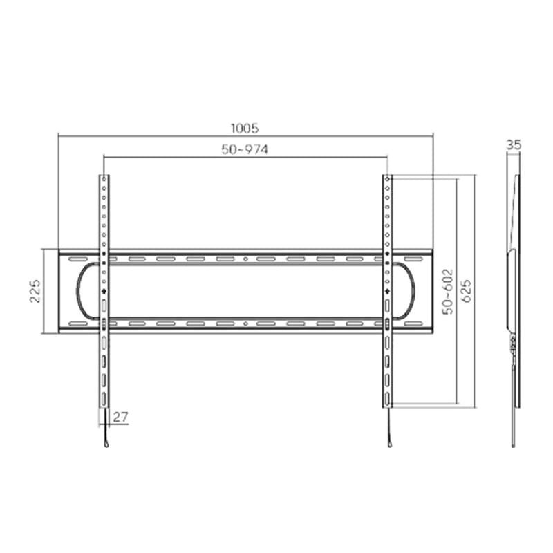 Кронштейн для ТВ Brateck 60"-120", LP73-69F, макс.нагр 20 кг, Black - фото #2, Technodom.kz Кронштейн для ТВ Brateck 60"-120", LP73-69F, макс.нагр 20 кг, Black - фото #2, Technodom.kz