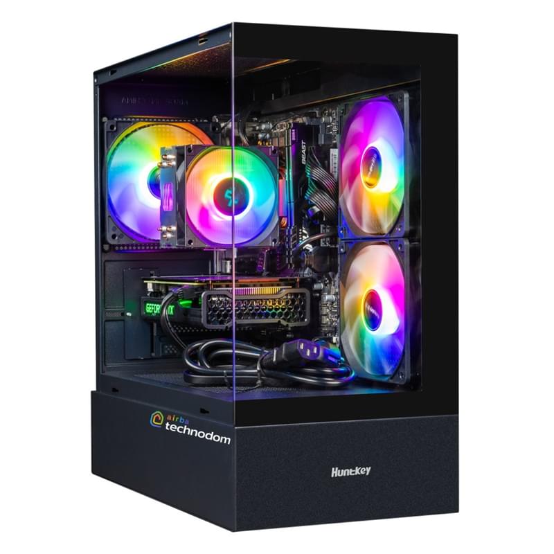 Игровой Компьютер NEO Game 89 (Ci5-12400F/RTX 3050 8GB/16 GB/SSD 1TB/H610M/Huntkey G35 Black) - фото #0, Technodom.kz