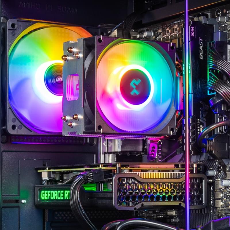 Игровой Компьютер NEO Game 89 (Ci5-12400F/RTX 3050 8GB/16 GB/SSD 1TB/H610M/Huntkey G35 Black) - фото #4, Technodom.kz