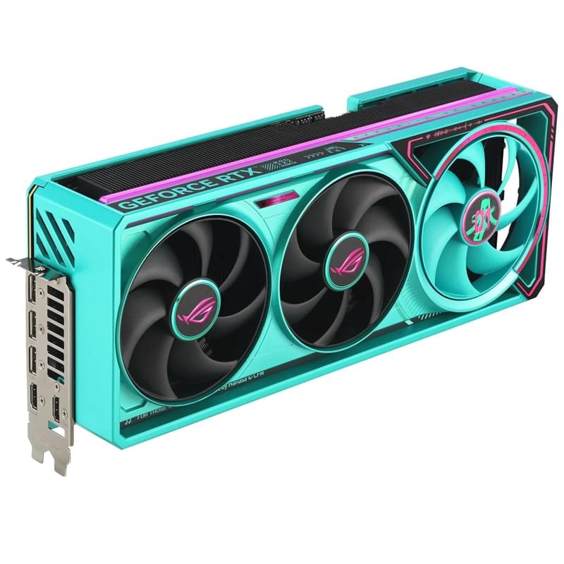 Видеокарта Asus RTX 5080 ROG ASTRAL MIKU 16GB 256bit/G7 (2HDMI+3DP)[ROG ASTRAL RTX5080 16G MIKU W] - фото #1, Technodom.kz