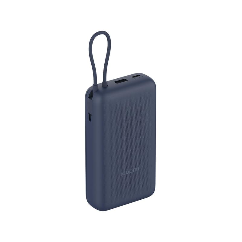 Сыртқы аккумулятор Xiaomi, 33W Power Bank 20000mAh (Integrated Cable) Blue GL, (PB2030MI/BHR8975GL) - фото #0, Technodom.kz