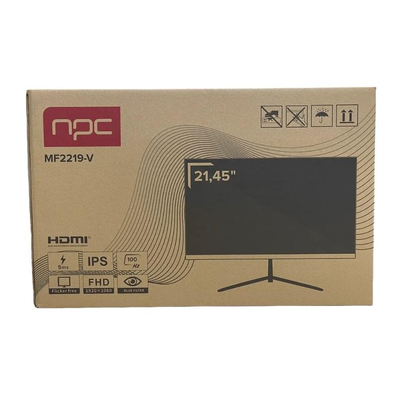 Монитор 21,45" NPC MF2219-V 1920x1080 16:9 IPS 100ГЦ (HDMI+VGA) Black - фото #3, Technodom.kz