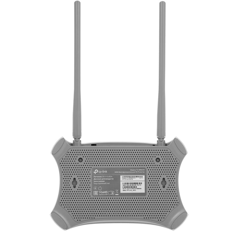 Беспроводной маршрутизатор, TP-Link TL-WR842N, 4 порта + Wi-Fi + USB, 300 Mbps (TL-WR842N) - фото #3, Technodom.kz