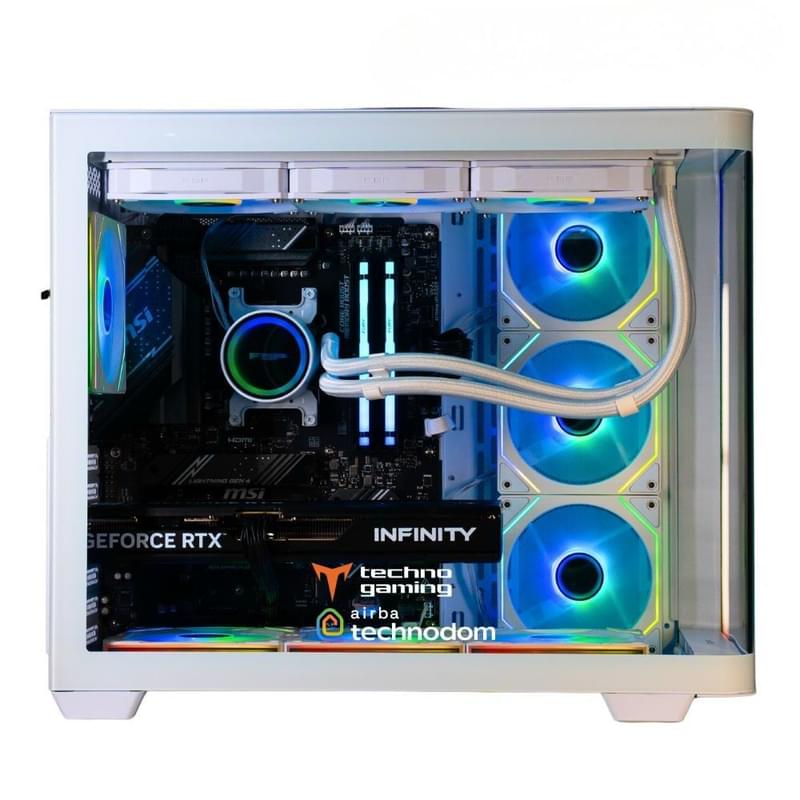 Игровой компьютер TechnoGaming 297(AR5-7500F/RTX5060TI 16GB/D5 32GB/SSD 1TB/B650 GAMING WIFI/FSP M580WH) - фото #2, Technodom.kz