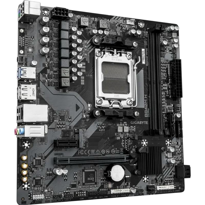 Gigabyte B840M H AM5 2DDR5 PCI-E 2x16 (HDMI+DP) ATX аналық платасы - фото #2, Technodom.kz