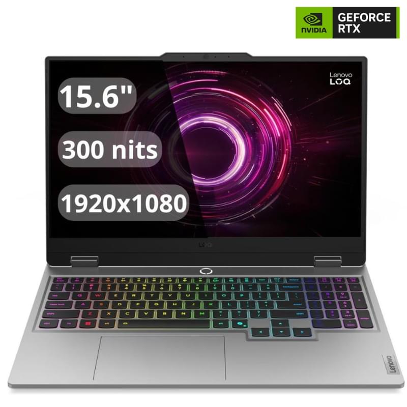 15,6'' Lenovo LOQ 15AHP10 ойын ноутбугы (Ryzen 7 250-32-1-RTX5060 8-D)(83JG009ERK) - фото #0, Technodom.kz