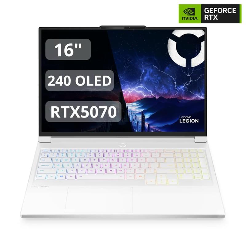 16'' Lenovo Legion 7 16IAX10 ойын ноутбугы (U9 275HX-32-1-RTX5070 8-D)(83KY0054RK) - фото #0, Technodom.kz