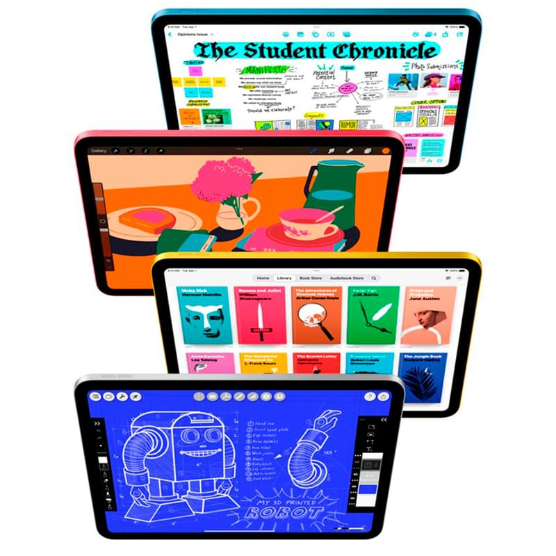 11-inch iPad Wi-Fi 128GB Silver (MD3Y4) Планшеті - фото #2, Technodom.kz