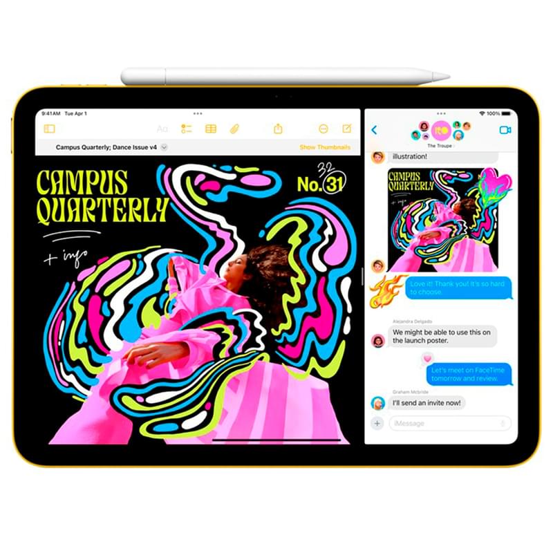 11-inch iPad Wi-Fi 128GB Silver (MD3Y4) Планшеті - фото #3, Technodom.kz