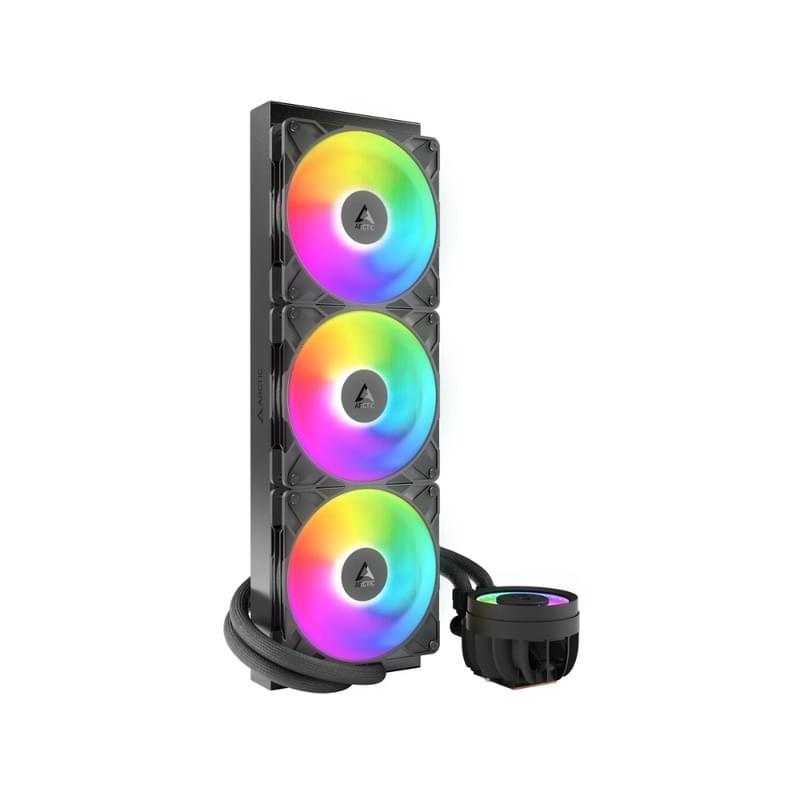 Система жидкостного охлаждения для CPU ARCTIC Liquid Freezer III Pro 420 A-RGB Black [ACFRE00185A] - фото #1, Technodom.kz