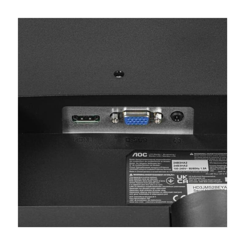 Монитор 23,8" AOC 24B3HA2 1920x1080 16:9 IPS 120ГЦ (2HDMI+DP) Black - фото #4, Technodom.kz