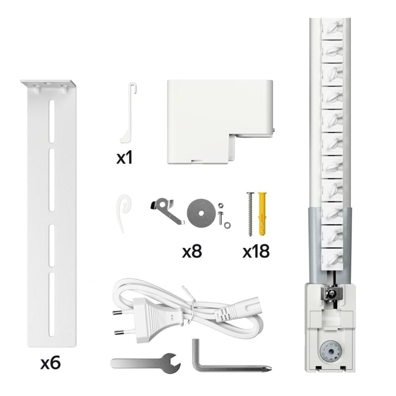 Умный Карниз для штор (180-300см) (YNDX-00591) - фото #0, Technodom.kz