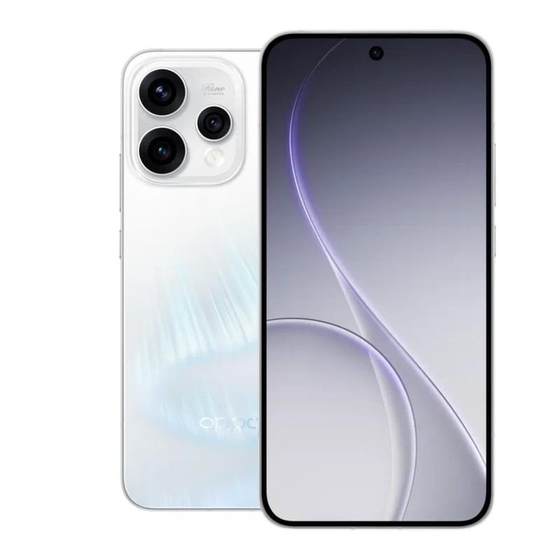 Смартфон OPPO Reno 15 12/512GB/6.6/50 Сияющий белый - фото #0, Technodom.kz