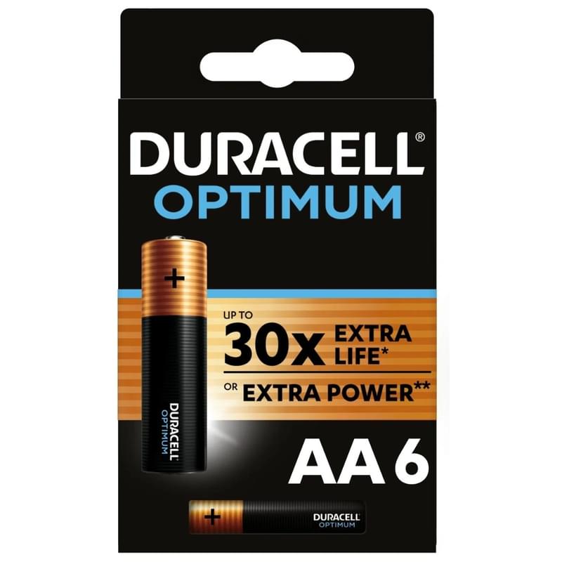 Duracell Optimum АА (DU0013) Батареясы 6 дн - фото #0, Technodom.kz