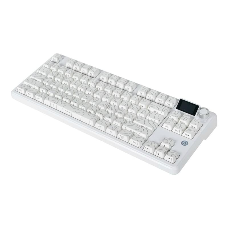 Игровая клавиатура беспроводная Ajazz AK870 V2, White (AK870/Murad/White) - фото #0, Technodom.kz