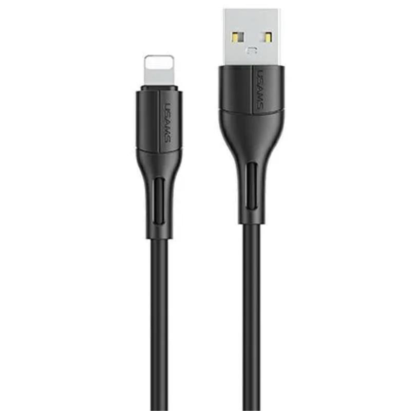 USAMS SJ500USB01 - USB A - Apple lightning, 1 м , қара кабелі - фото #0, Technodom.kz