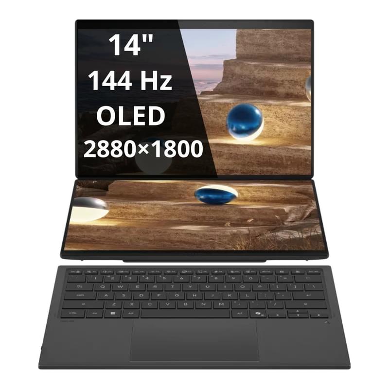 Ультрабук 14" Asus Zenbook Duo OLED (U9 386H-32-2-W)(UX8407AA-SN334W) - фото #1, Technodom.kz