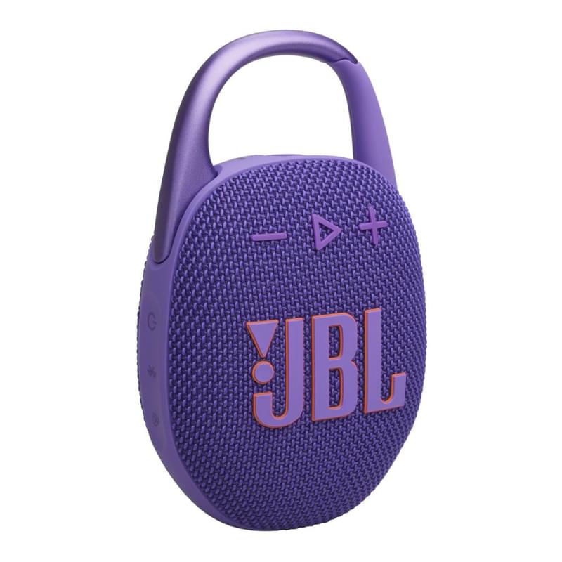 Портативті бағана Bluetooth JBL Clip 5, Purple (JBLCLIP5PUR) - фото #0, Technodom.kz