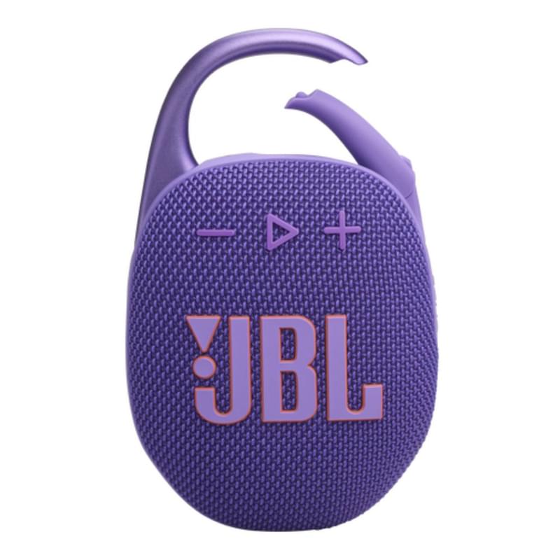 Портативті бағана Bluetooth JBL Clip 5, Purple (JBLCLIP5PUR) - фото #2, Technodom.kz