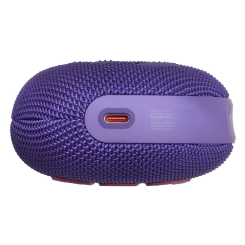 Портативті бағана Bluetooth JBL Clip 5, Purple (JBLCLIP5PUR) - фото #6, Technodom.kz