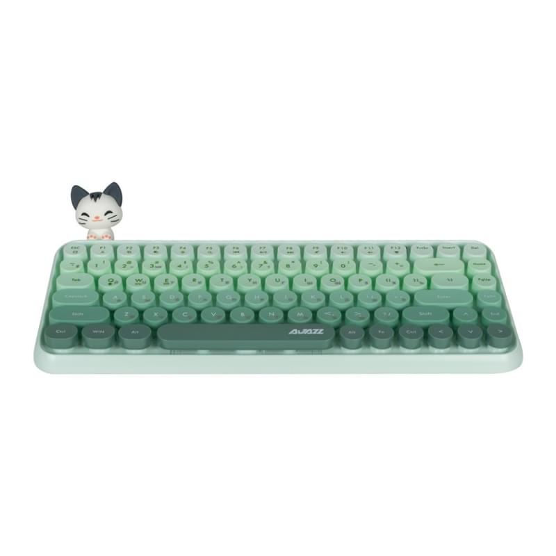 Сымды ойын пернетақтасы Ajazz 308i Cat, Green (308i/Cat/Green) - фото #1, Technodom.kz