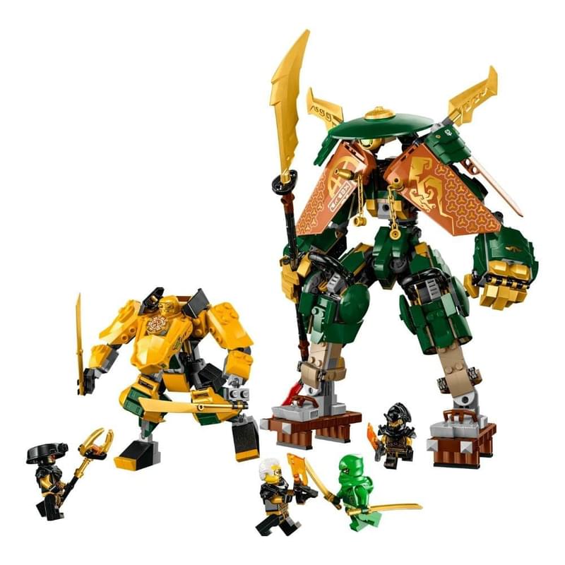LEGO Ninjago Lloyd and Arin's Ninja Team-Up Robots конструкторы (LEGO 71794) - фото #0, Technodom.kz