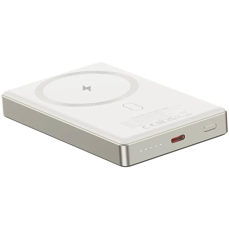 Внешний аккумулятор Canyon Power bank slim Magsafe 10000 mAh (CNS-CPB510BE), Beige - фото #4, Technodom.kz