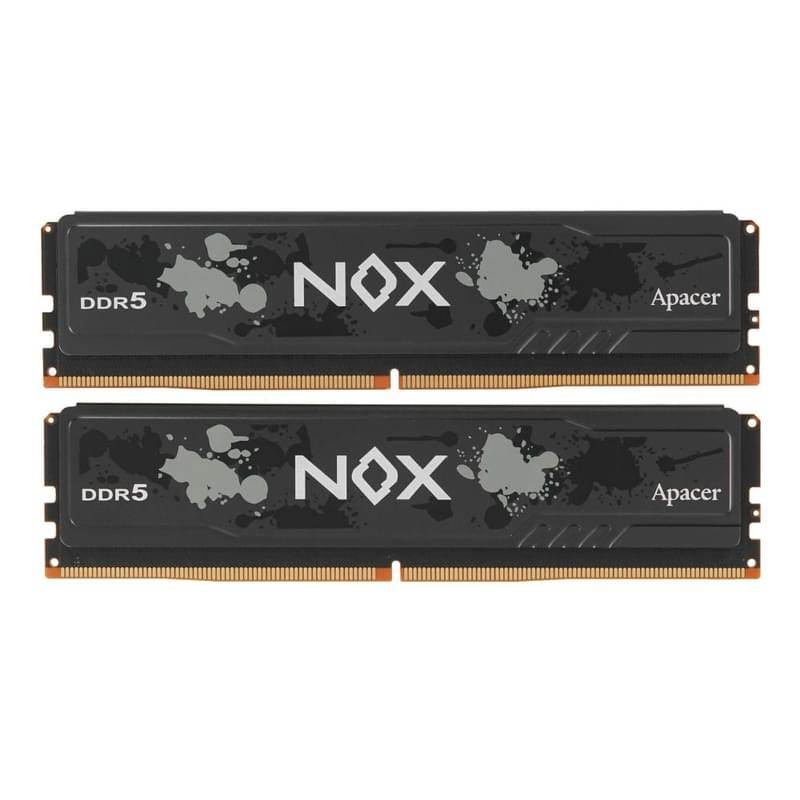 Оперативная память DDR5 DIMM 32GB(16GBx2)/5200Mhz Apacer NOX Black [AH5U32G52C522MBAA-2] - фото #0, Technodom.kz
